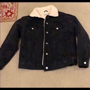 Sherpa lines topshop jacket!
